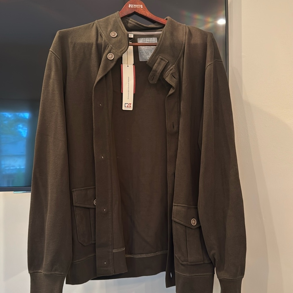 2XLT DXL Knit Button Up Sweater